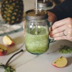 Green juice with wheatgrass